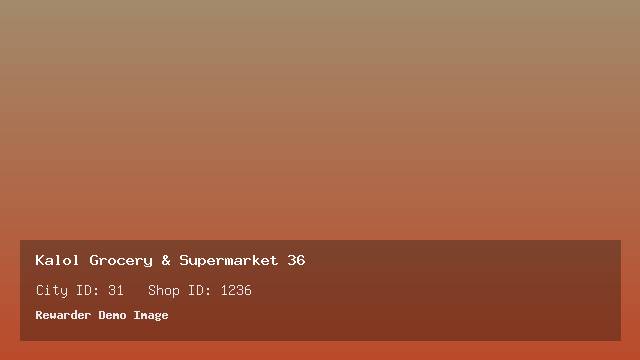 Kalol Grocery & Supermarket 36